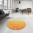 thumbnail image 4 of Ahgly Company Tapis d'Intérieur Rectangulaire Transitionnel Lavable à la Machine, Chrome Or Jaune, 8 Pieds x 10 Pieds, 4 of 7