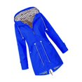 thumbnail image 1 of Walson Chandail à Capuchon Veste Douce pour Femme Imperméable Manteau de Pluie Extérieur Bleu L, 1 of 4