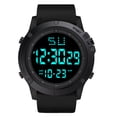 thumbnail image 2 of Montre Homme Mode LED Numérique Date Militaire Sport Caoutchouc Quartz Alarme Étanche, 2 of 9