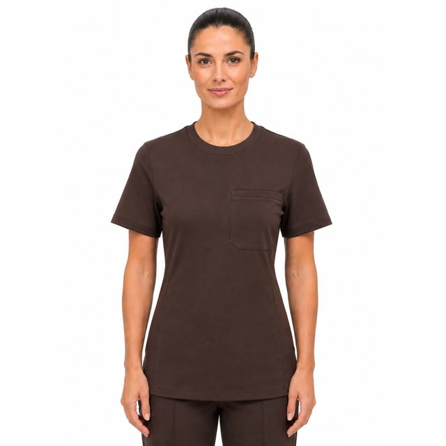 FLEX SCRUBS™ Ladies Round Neck Scrub Top