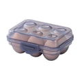 thumbnail image 1 of Stackable Egg Storage Container for Refrigerator | Portable Food Grade Plastic Egg Holder with Handle | Household Kitchen Refrigerator Organizer Box, 1-Pack | Size S, 1 of 4