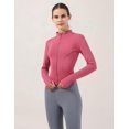 thumbnail image 4 of ORUYROP Veste de Course Légère Extensible pour Femmes avec Fermeture Éclair Complète et Trous pour les Pouces, 4 of 7