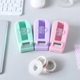 thumbnail image 3 of Convenient Tape Dispenser 0.79in Shaft Diameter Easy  Sturdy Plastic Gift Wrapping Cutter for Family Office, 3 of 8