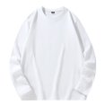 thumbnail image 2 of Qtocio Hauts pour Hommes, T-Shirt à Col Rond Uni à Manches Longues Décontracté Doux Confortable Basique pour Tous les Jours pour Hommes, 2 of 5
