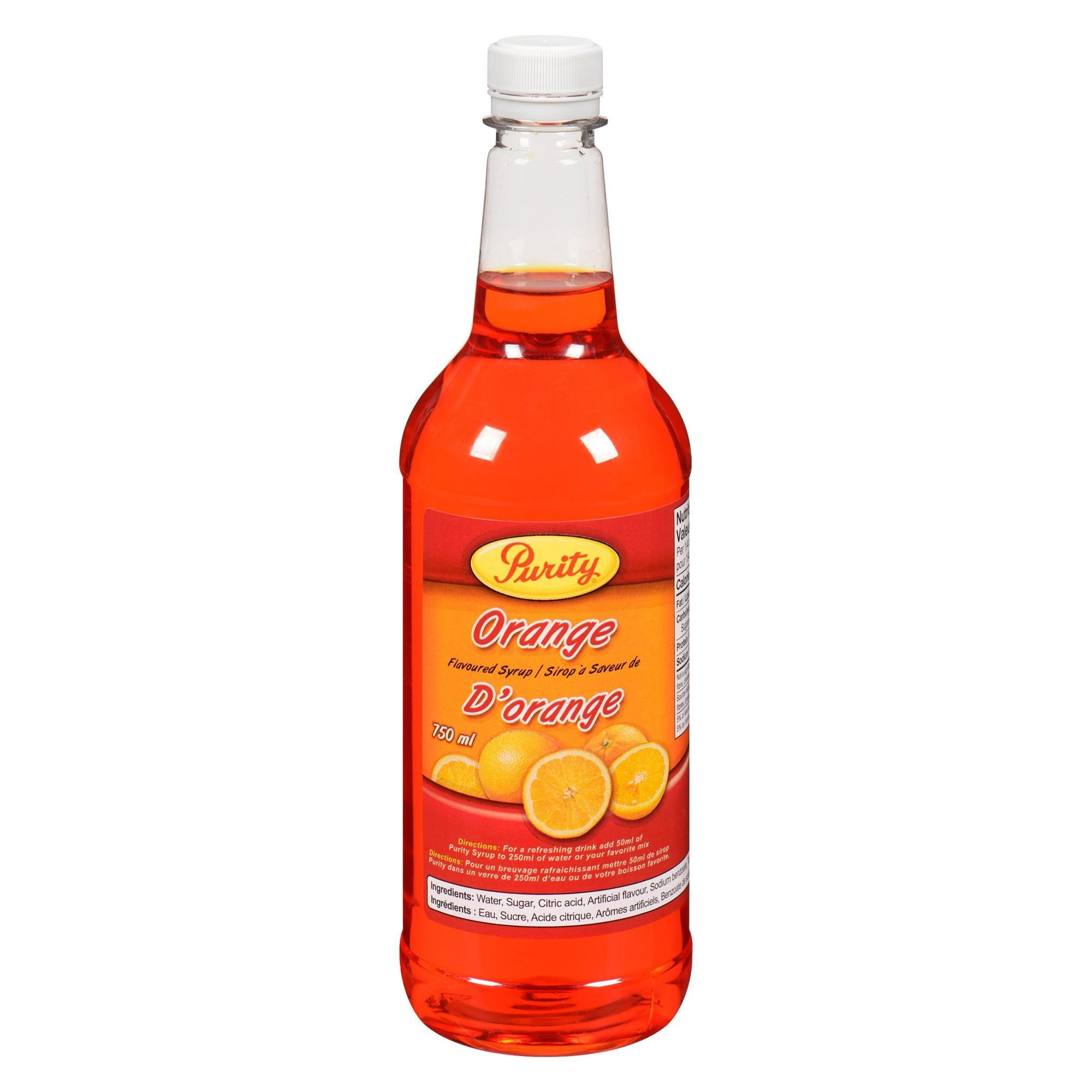 Purity Sirop à Saveur d'Orange