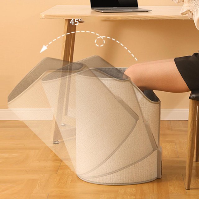 Chauffage de Table Électrique Chauffe-Pieds Silencieux Portable