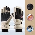 thumbnail image 4 of Winter Gloves Women Men Ski Gloves Thermal Warm Windproof Rainproof Cold Proof Ski Riding Warm Gloves Perfect for Cycling Running Hiking Freezer Work and Daily Activities, 4 of 4