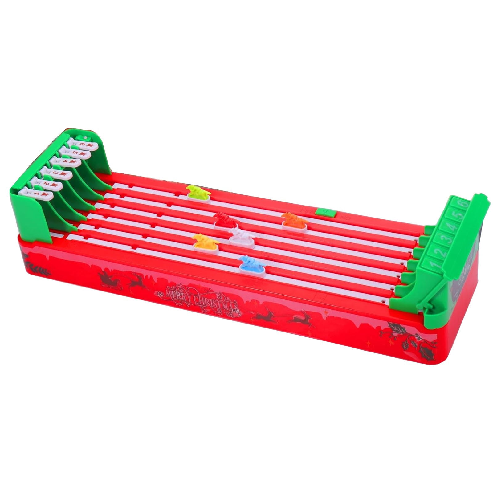 Electronic Horse Racing Board Game, 6-Horse Track Set for Family Night, Competitive Tabletop Toy for Kids & Adults