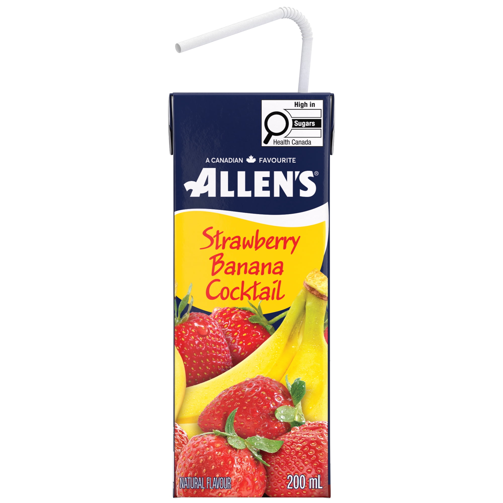 Allen's Boîtes de Jus Cocktail Fraise-Banane 8X200ML