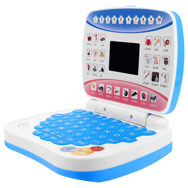 Ordinateur Portable d'Éveil pour Enfants, Apprentissage Éducatif, Simulation, Musique, Écran LED