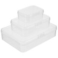 thumbnail image 1 of 28 Pcs Boîtes de Rangement en Plastique Transparent pour Perles Boîtes de Rangement Vides avec Couvercle à Charnière, 1 of 8