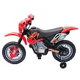 thumbnail image 4 of Aosom 6V Electric Kids Ride-On Motorcycle Training Wheels, 4 of 5