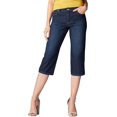 thumbnail image 1 of Lee Womens Relaxed-Fit Capri Pant 8 Lagoon, 1 of 4