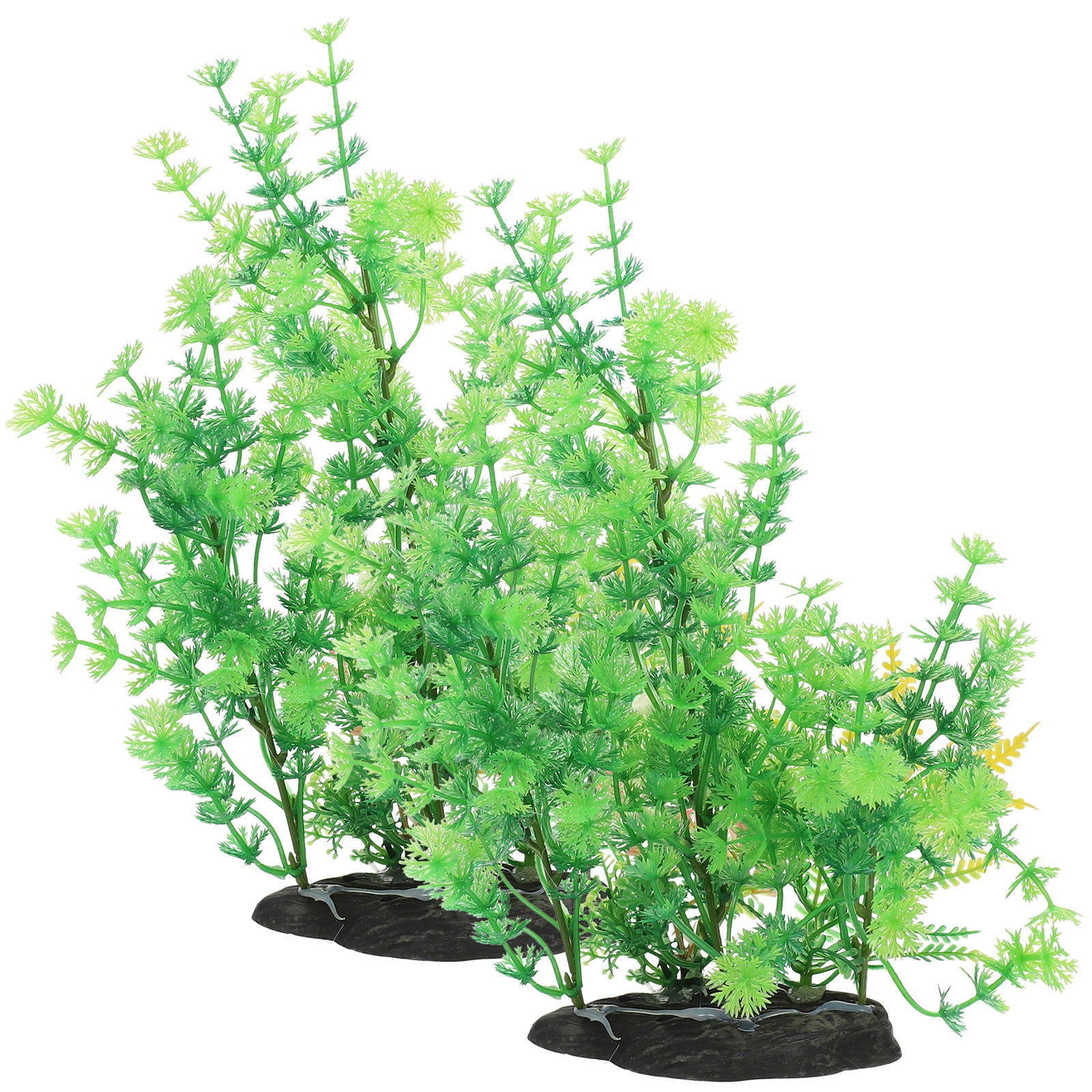 UPGRATOR 2Pcs Vivid Aquarium Decor Plastic For Pet Owners Aquariums
