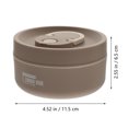 thumbnail image 3 of SHISUYAN Large Insulated Ramen bowl with Lid for Kitchen Use Brown Color Stainless Steel Material 7.87 Inches, 3 of 8