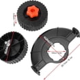 thumbnail image 3 of LSLJS Roue de Support de Tondeuse Roue Auxiliaire de Tondeuse Maison Petite Tondeuse Électrique Accessoires de Tondeuse Pièces de Rechange de Tondeuse Accessoires pour la Maison, 3 of 6