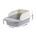 thumbnail image 3 of SPOORYYO Semi-Enclosed Cat Litter Box with Odor Control and Splash Guard - Easy to Clean, Non-Slip Design for Cats, 3 of 6