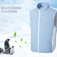 thumbnail image 4 of ZheElen Waterproof And Windproof Cooling Vest For Outdoor Activities Microporous Sweat Dark grey S, 4 of 6