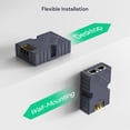 thumbnail image 4 of GigE PoE Injector, 3A Gigabit PoE Injector 48-57V Efficient Power Supply ESD Protection Rapid Data Transmission Flexible  for Satellite, 4 of 7