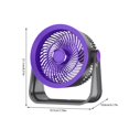 thumbnail image 2 of Chmadoxn Fan, Ceiling Fan, Desk Fan, Portable Fan Multi Functional High Wind Household Fan With Air Circulation Desktop Small Light Sound Desktop Lighting Fan air circulation fan, 2 of 5