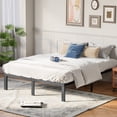 thumbnail image 1 of edx 14" High King Size Bed Frame No Box Spring Required, Heavy Duty Metal, Sturdy Steel Slat Support with Under Bed Storage, 1 of 10