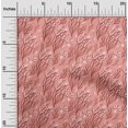 thumbnail image 1 of oneOone Tissu Rayonne Pêche Floraux Matériel de Robe Tissu Imprimé Tissu au Mètre 56 Pouces de Large, 1 of 4