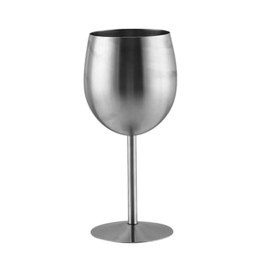 Stainless Steel Red Wine Glass – 304 Food-Grade Metal, Shatterproof, Outdoor and Indoor Use, 12 oz Capacity, Polished Finish