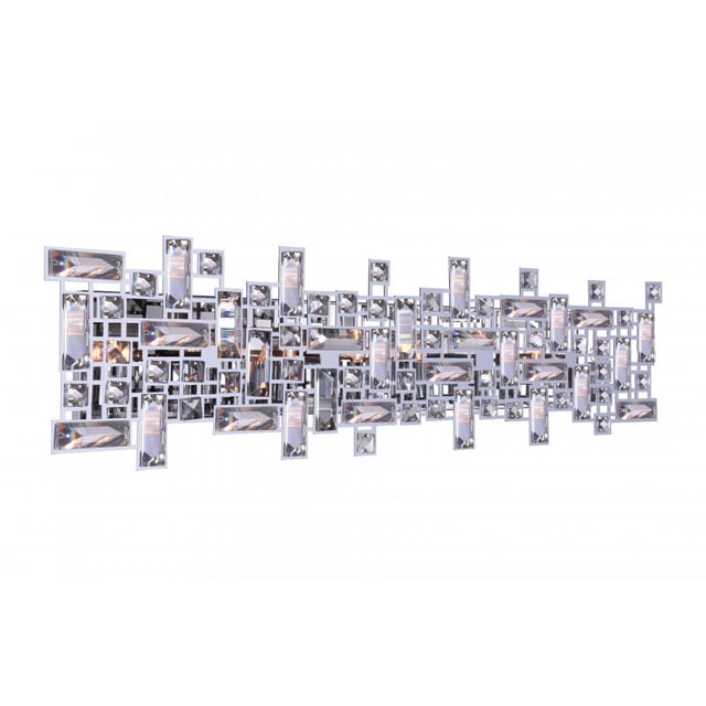 CWI Lighting Luminaire de Meuble-Lavabo à 8 Lumières avec Fini Chrome