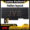 thumbnail image 1 of Laptop Replacement Keyboard for Lenovo ThinkPad E480 E490 L380 R480 T480S L490 T490 With backlight US/UK/Spanish/French layout IT backlit, 1 of 6
