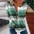 thumbnail image 1 of 2023 Chandail de Mode pour Femmes Rabais de 50 % Liquidation Hauts pour Femmes Automne Manches Longues Chandail Ample Chemise Chic Décontractée Chandails à Rayures à Col Rond pour Dames, 1 of 5