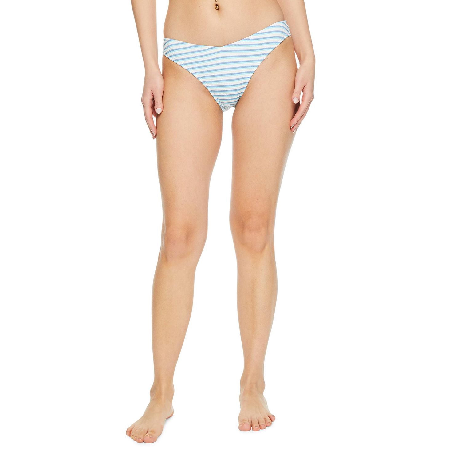Bas de bikini avec ceinture montée en V No Boundaries pour femmes