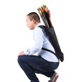 thumbnail image 3 of Quiver Back Holder Pouch Case For 40pcs With Shoulder Strap - Black, 58 x 8cm, 3 of 6