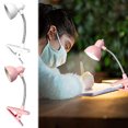 thumbnail image 1 of JASKFLY Lampe de Bureau Mini Lampe à Pince LED pour Table de Chevet - Veilleuse à Luminosité Réglable avec, 1 of 9