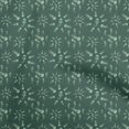 thumbnail image 1 of oneOone Tissu Cambric Coton Vert Sarcelle Foncé Matériel de Robe de Mer Tissu Imprimé Tissu au Mètre 56 Pouces de Large, 1 of 4