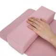 thumbnail image 4 of Coussin Doux Résistant à l'Usure pour Art des Ongles, Oreiller pour les Mains, Support d'Accoudoir, Tapis de Manucure pour Salon de Manucure et Usage à la Maison, Réduit la Pression sur les Mains pendant l'Arc des Ongles Rose,Noir, 4 of 8