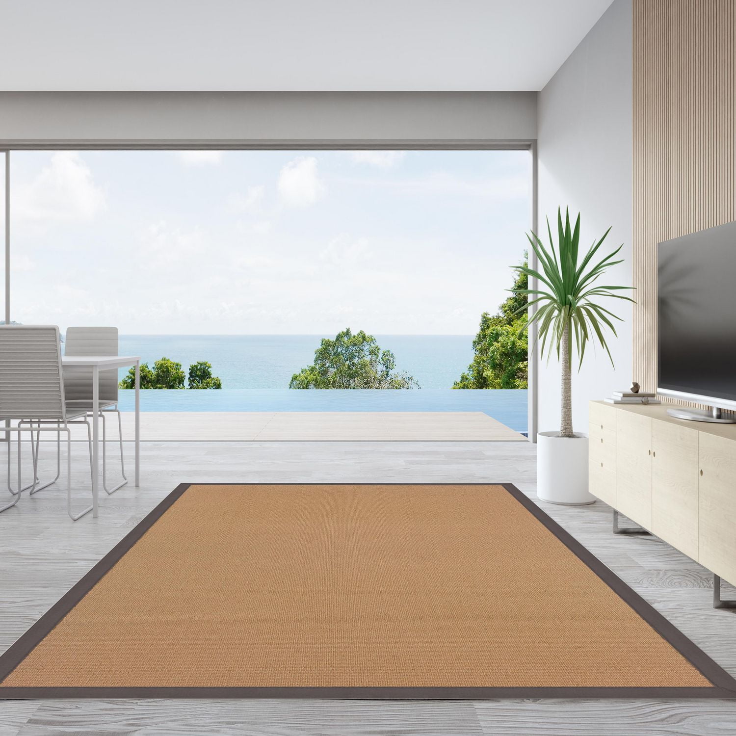 Tapis Athena liège et ardoise 9 pi 10 po x 13 pi
