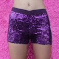 thumbnail image 5 of Shorts à Sequins pour Femmes, Hot Pants Disco, Mini Short Jazz Brillant, Extensible, Danse, 5 of 5