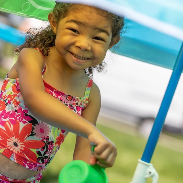 Bright after rain　2点セット Step 2 Play & Shade Pool Plastic Toddler Pool with Umbrella and 7