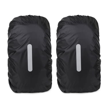 Housses Imperméables pour Sac à Dos, Housse de Pluie pour 20-45 L, Anti-Poussière, Réfléchissante, Housses de Pluie pour Randonnée et Camping
