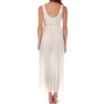 thumbnail image 4 of Women's Shadowline 31737 Silhouette 53 Inch Gown (Ivory 2X), 4 of 4