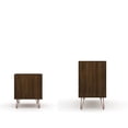 thumbnail image 4 of Manhattan Comfort Rockefeller Commode en Bois et Table de Nuit, Brun, 4 of 11