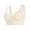 Khaki, variant on ManxiVoo Front Closure Wireless Bra for Women Comfortable Soft Fabric Support Easy Wear Everyday Comfort L Size Light Blue