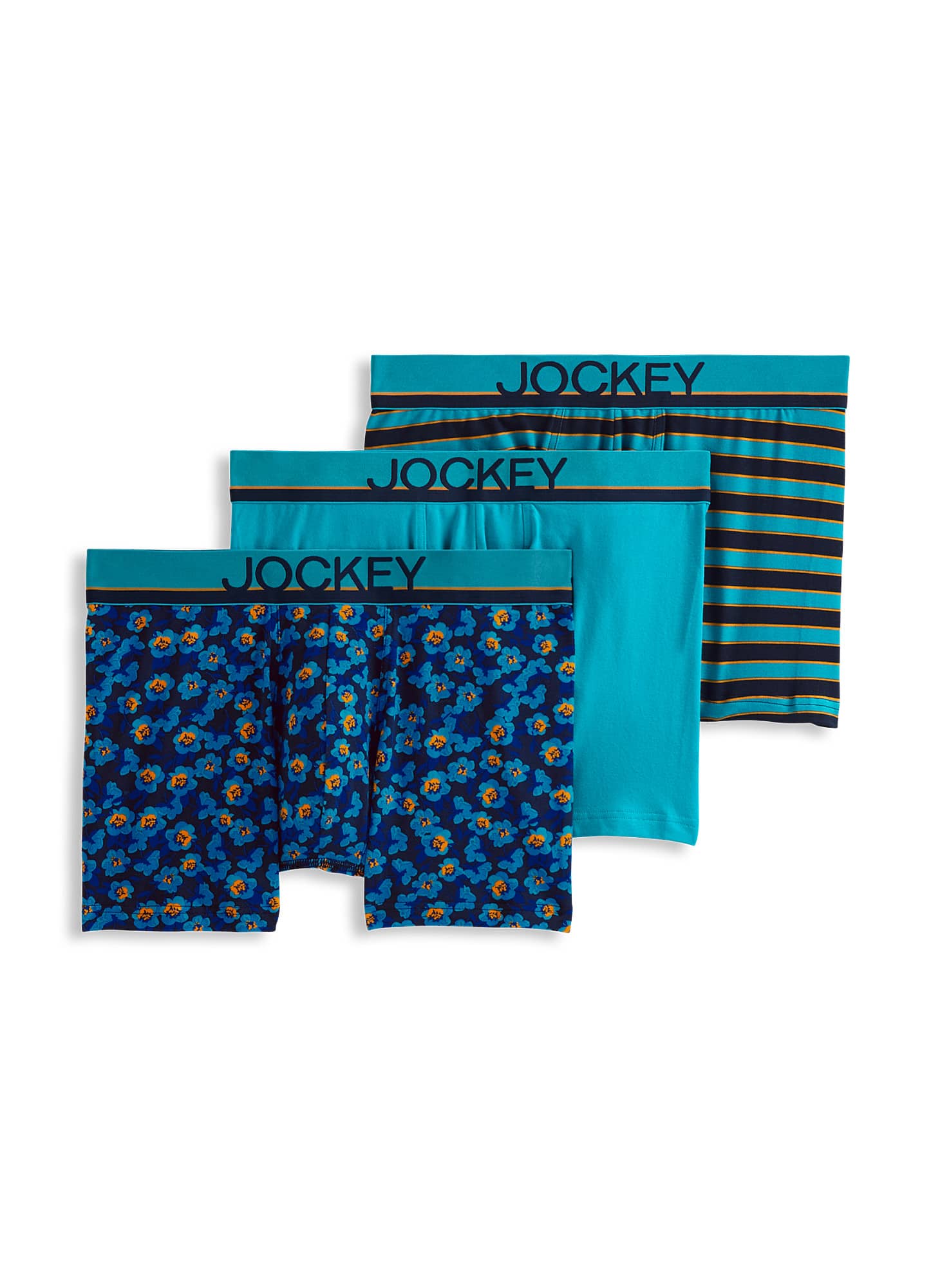 Jockey True Style 4" Trunk - 3 Pack