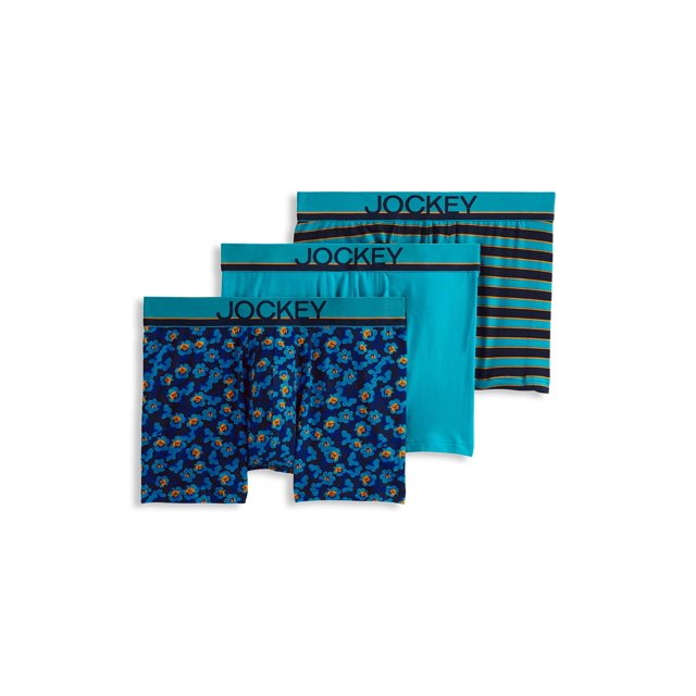 Jockey True Style 4" Trunk - 3 Pack