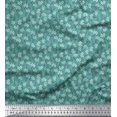thumbnail image 1 of Soimoi Poly Georgette Fabric Floral Block Fabric Prints by Yard 52 Inch Wide, 1 of 3