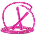 thumbnail image 1 of Honor Athletics 2.0 Beaded Jump Rope - Adjustable with Unbreakable Handles & Shatterproof Beads for Enhanced Fitness Training (PinkVibe Neon Beads), 1 of 5