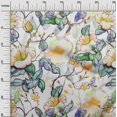 thumbnail image 3 of oneOone Cotton Poplin Yellow Fabric Florals Sewing Craft Projects Fabric Prints By Yard 56 Inch Wide, 3 of 4