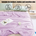 thumbnail image 4 of Cool Comforters for Hot Sleepers,Cool Feeling Friendly Solid Color Washed Summer Breathable Comforter for Bed, 4 of 6