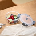 thumbnail image 3 of Mainstays Round Glass Food Storage Container 630ml, 3 of 7