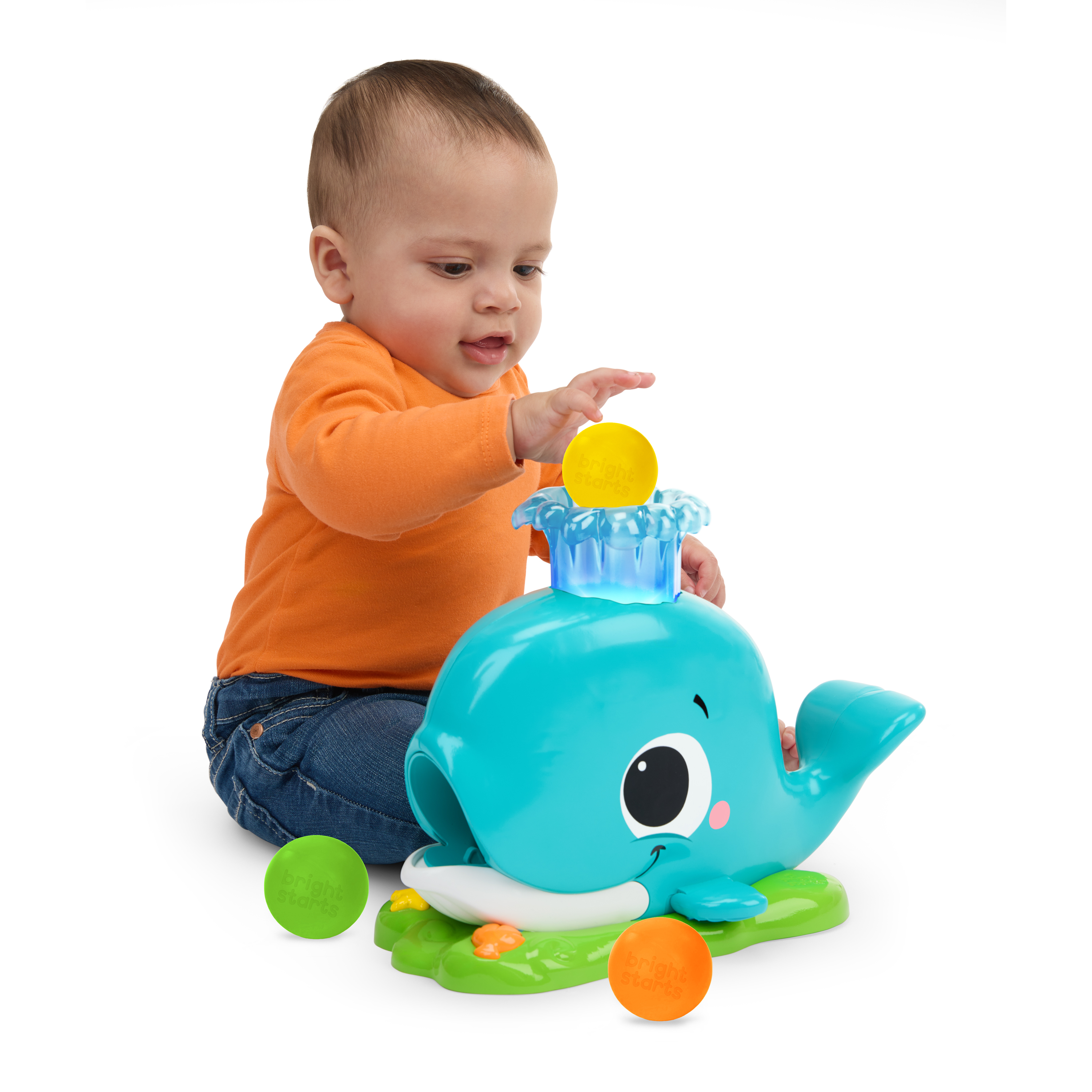 Bright Starts Silly Spout Whale Popper Ball Play Toy, age group: 6M+ - 10934